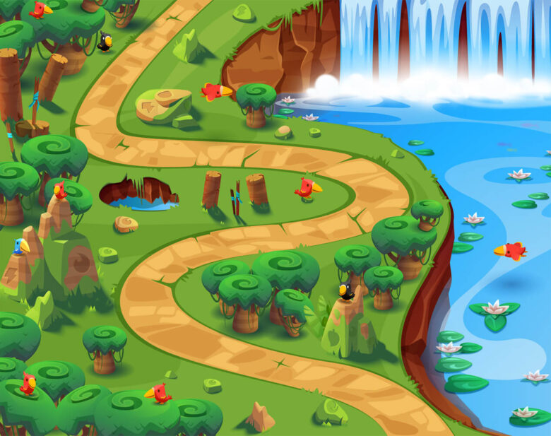 Magic Drops – Game Map Design