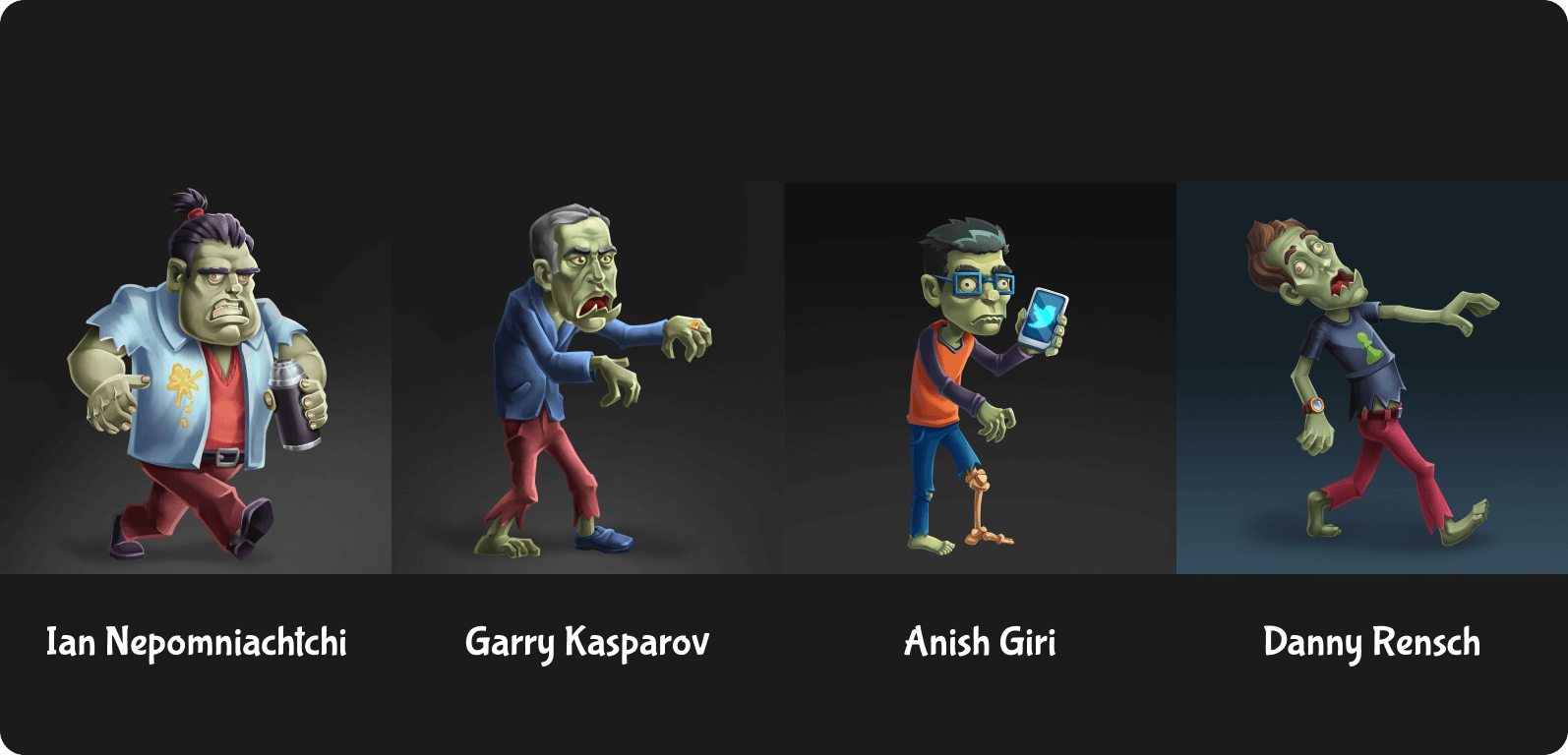 Checkmate or Die - game characters design