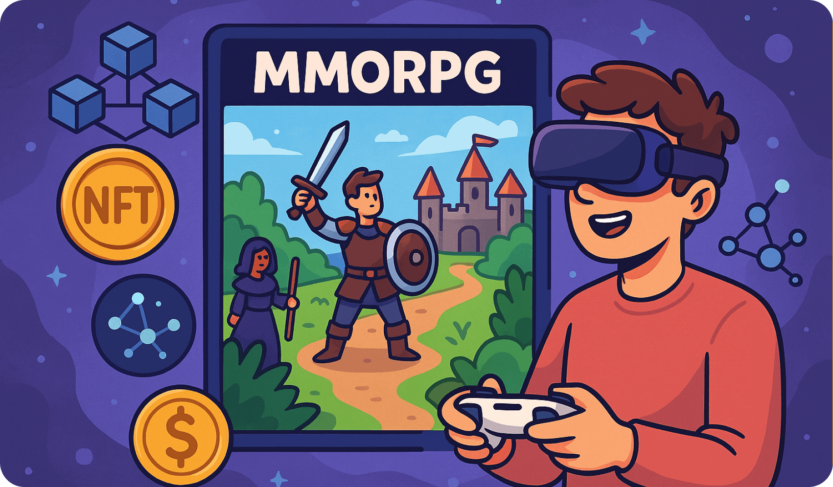 MMORPGs (Massively Multiplayer Online Role-Playing Games) in the Metaverse