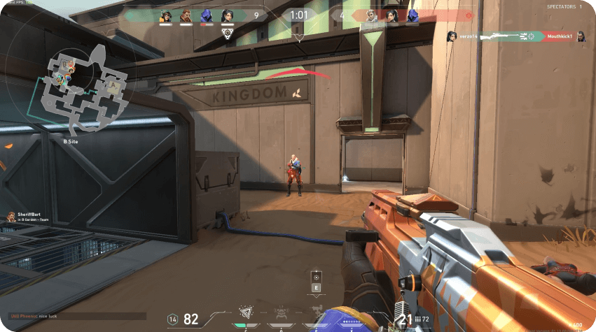 Valorant game designed with Unreal Engine