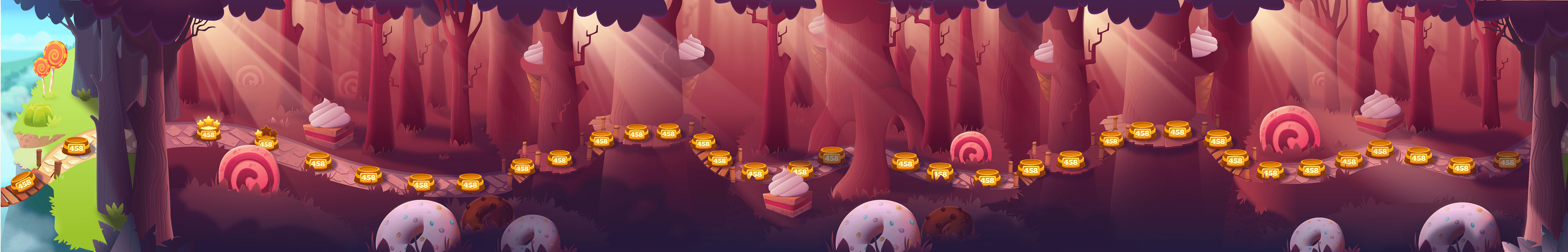 Pastry Mania 2 – game locations design
